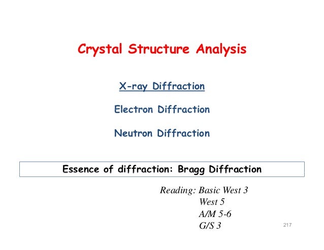 Crystal-structure analysis